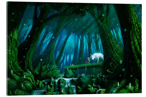 Acrylic print Mononoke Forest