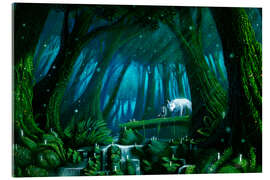 Stampa su vetro acrilico Mononoke Forest - syntetyc