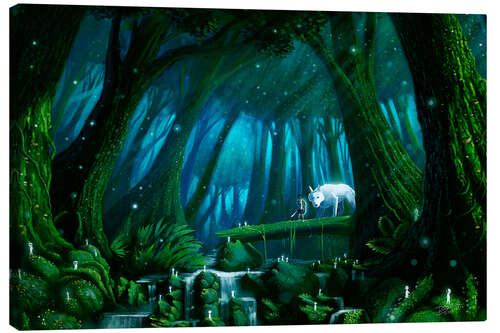 Canvas-taulu Mononoke Forest