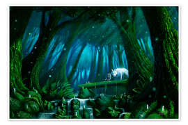 Obraz Mononoke Forest - syntetyc