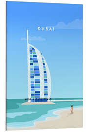 Stampa su alluminio Dubai Travel Art