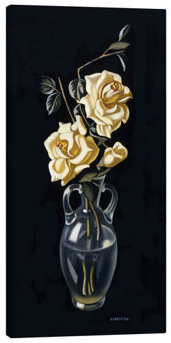 Leinwandbild Schnittblumen in Vasen III, 1938