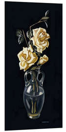Print på skumplade Cut Flowers in Vases III, 1938