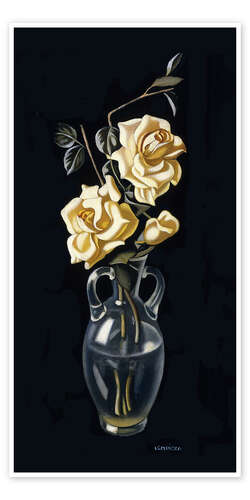 Poster Cut Flowers in Vases III, 1938