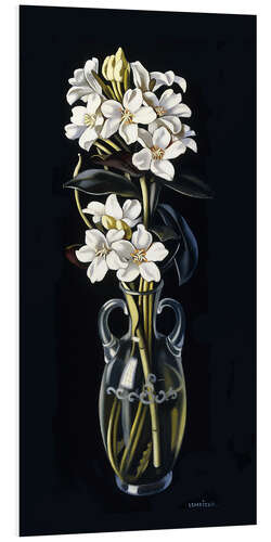 Print på skumplade Cut Flowers in Vases II, 1938