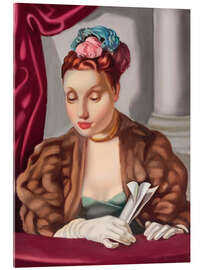 Stampa su vetro acrilico In the Theater, 1951 - Tamara de Lempicka