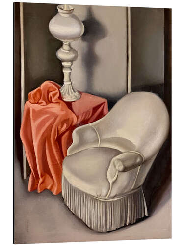 Aluminium print The Grey Armchair