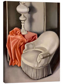 Tableau sur toile The Grey Armchair - Tamara de Lempicka