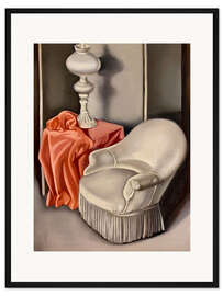 Gerahmter Kunstdruck Der Graue Sessel