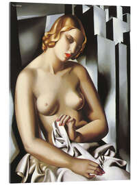 Stampa su vetro acrilico Nude With Buildings