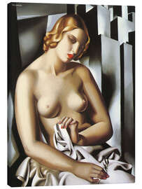 Lærredsbillede Nude With Buildings