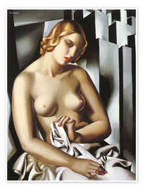 Poster Nude With Buildings