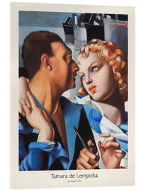 Acrylglasbild Le Depart, 1931 - Tamara de Lempicka