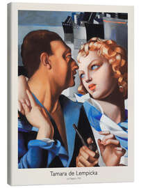Tableau sur toile Le Depart, 1931 - Tamara de Lempicka