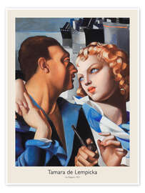 Wandbild Le Depart, 1931 - Tamara de Lempicka