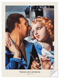 Muursticker Le Depart, 1931