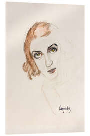 Akrylbilde Portrait of Ira Perrot, 1922