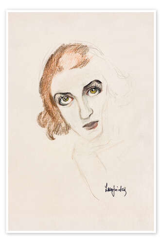 Poster Portrait of Ira Perrot, 1922
