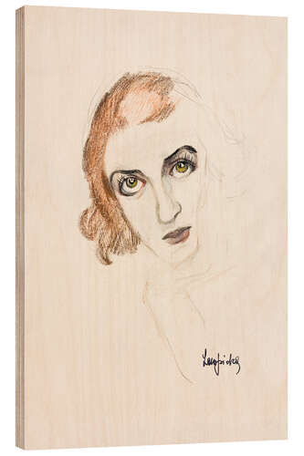 Wood print Portrait of Ira Perrot, 1922
