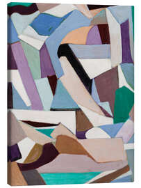 Quadro em tela Abstract Composition, 1977