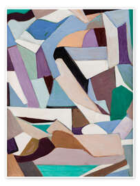 Póster Abstract Composition, 1977