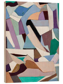 Obraz na drewnie Abstract Composition, 1977