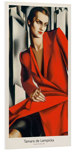 Foam board print Portrait of Mrs Bush, 1929