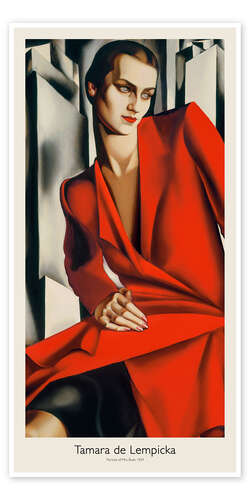 Poster Portrait of Mrs Bush, 1929