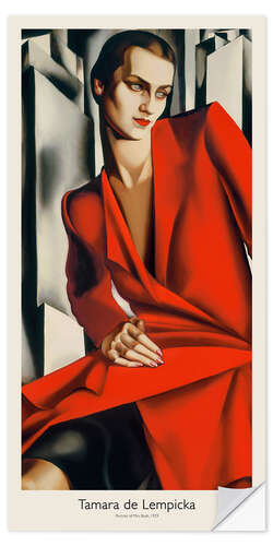 Självhäftande poster Portrait of Mrs Bush, 1929