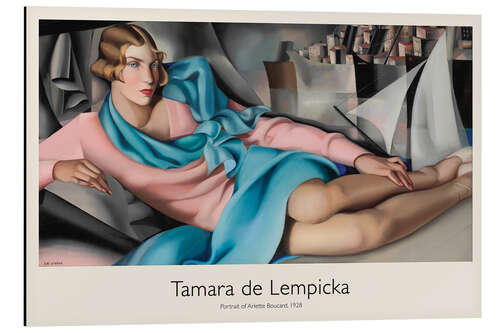 Aluminiumtavla Portrait of Arlette Boucard, 1928