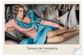 Wall sticker Portrait of Arlette Boucard, 1928