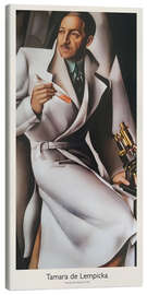 Canvastavla Portrait of Dr Boucard, 1928 - Tamara de Lempicka