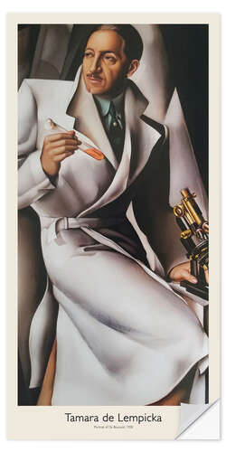 Självhäftande poster Portrait of Dr Boucard, 1928
