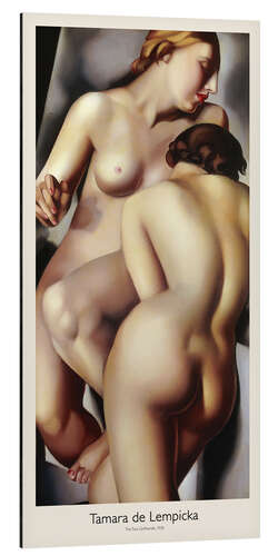 Obraz na aluminium The Two Girlfriends, 1930 - Tamara de Lempicka