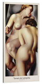 Tableau en aluminium The Two Girlfriends, 1930 - Tamara de Lempicka - Tamara de Lempicka