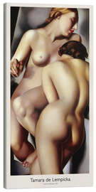 Canvas print The Two Girlfriends, 1930 - Tamara de Lempicka