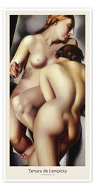 Poster The Two Girlfriends, 1930 - Tamara de Lempicka