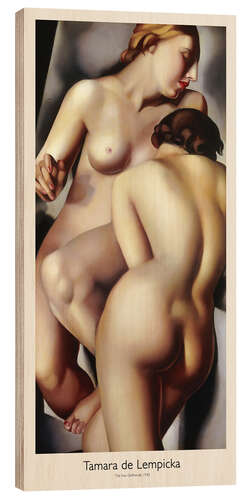 Obraz na drewnie The Two Girlfriends, 1930 - Tamara de Lempicka