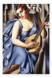 Juliste The Musician, 1929 - Tamara de Lempicka