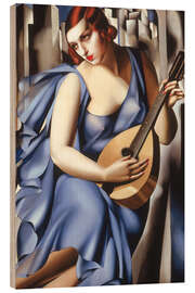 Obraz na drewnie The Musician, 1929 - Tamara de Lempicka