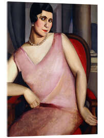 Acrylglasbild Madame Zanetos, 1924 - Tamara de Lempicka