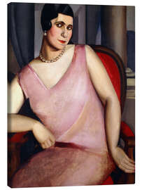 Tableau sur toile Madame Zanetos, 1924 - Tamara de Lempicka