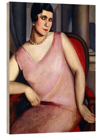 Holzbild Madame Zanetos, 1924 - Tamara de Lempicka