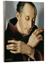 Wood print Saint Anthony - Tamara de Lempicka