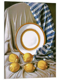 Cuadro de plexi-alu Still Life with Lemons and Plate