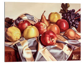 Cuadro de plexi-alu Still Lifes of Fruit and Silk Drape, 1949