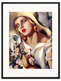Gerahmter Kunstdruck Der Strohhut, 1930