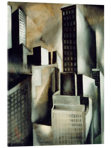 Akryylilasitaulu New York, 1935
