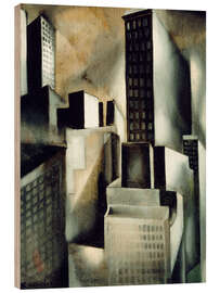 Obraz na drewnie New York, 1935