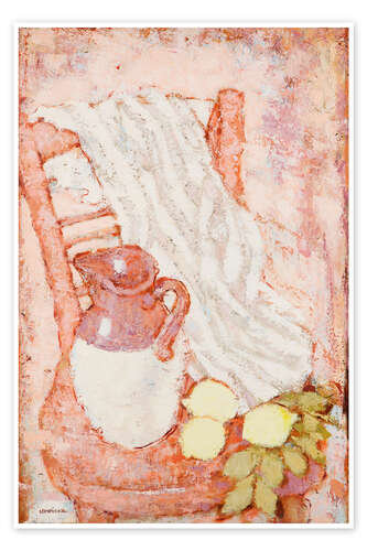 Poster Jug and Lemons on a Chair
